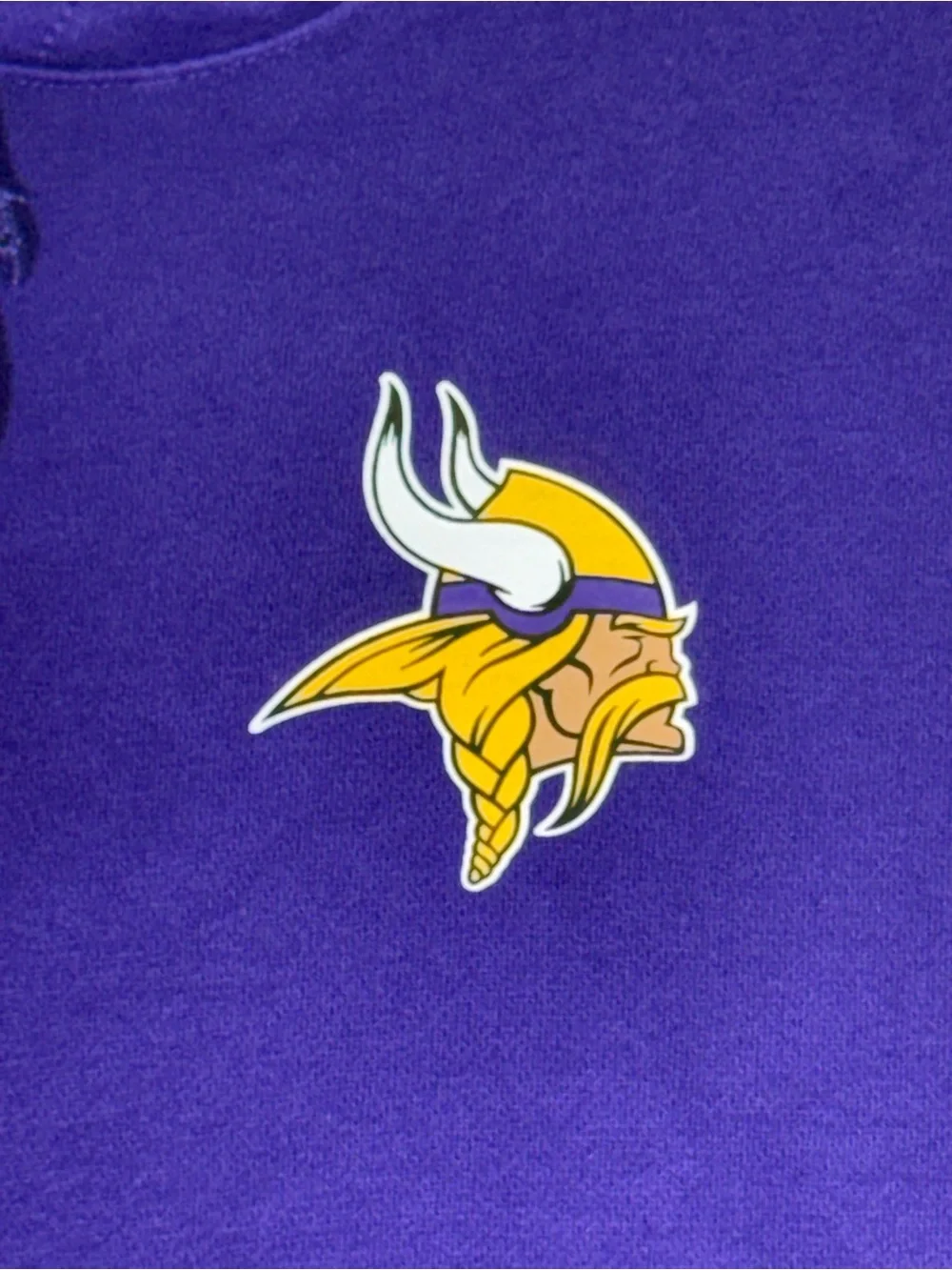 Men's Purple Minnesota Vikings Pullover Hoodie Sz S